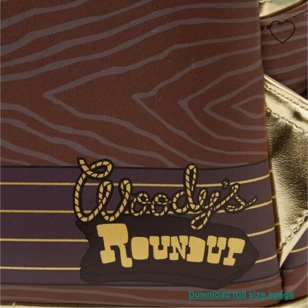 Loungefly Pixar Toy Story Woody Puppet Mini Backpack - Picture 5 of 6